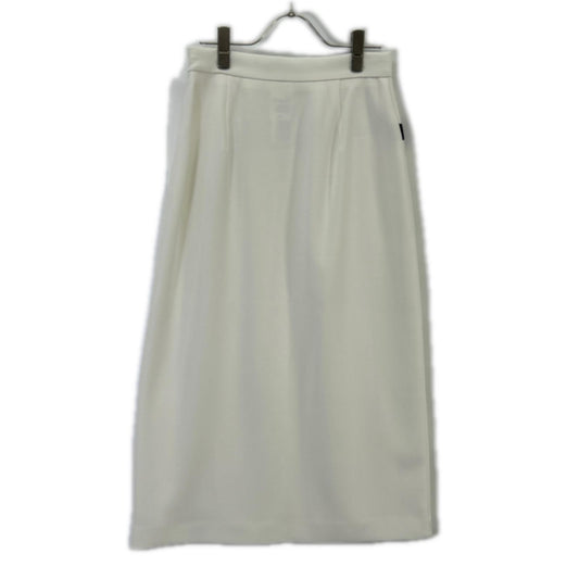 Max Mara Max Mara 110101116 White Line-Design Light-Pleated Skirt Skirt