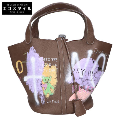 GUERNIKA ゲルニカ 【美品】CUBE BAG キューブバッグ L ハンドペイント ハンドバッグ