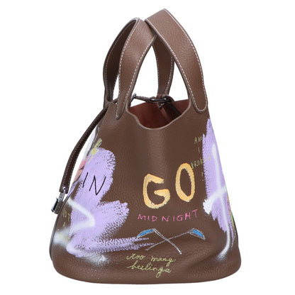 GUERNIKA ゲルニカ 【美品】CUBE BAG キューブバッグ L ハンドペイント ハンドバッグ