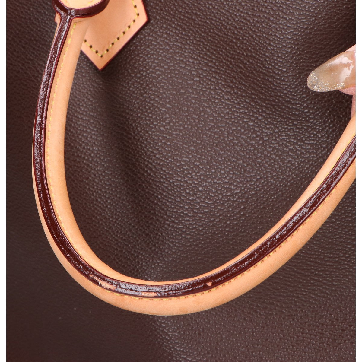 HARVY. [Like new] Synthetic Leather FRASCO MEDIUM flask medium tote bag