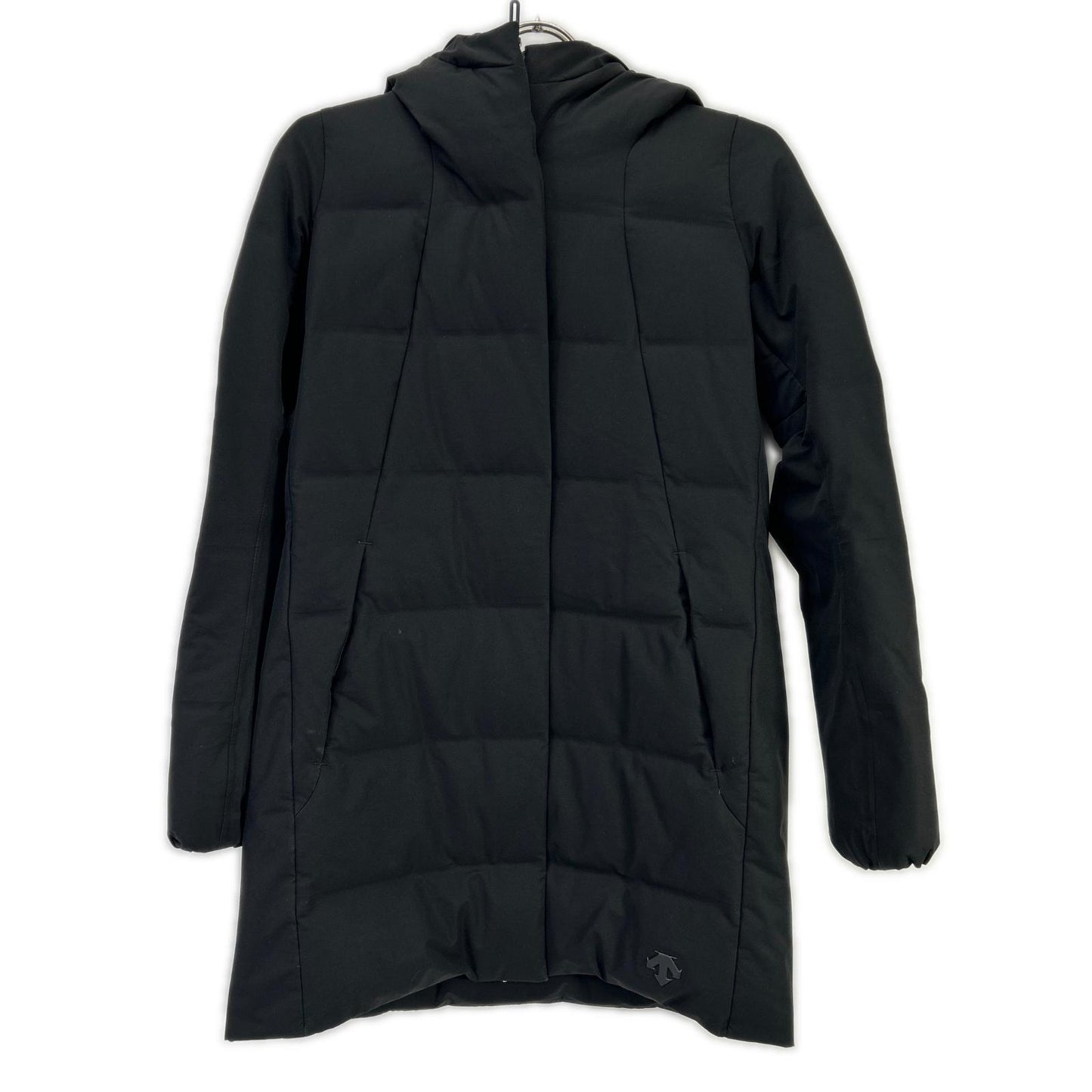 mizusawadown Mizusawa Down DOR-G9280W Black Nylon Hooded Long Down Coat