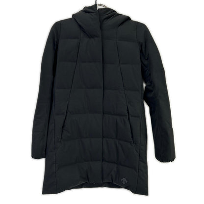 mizusawadown Mizusawa Down DOR-G9280W Black Nylon Hooded Long Down Coat
