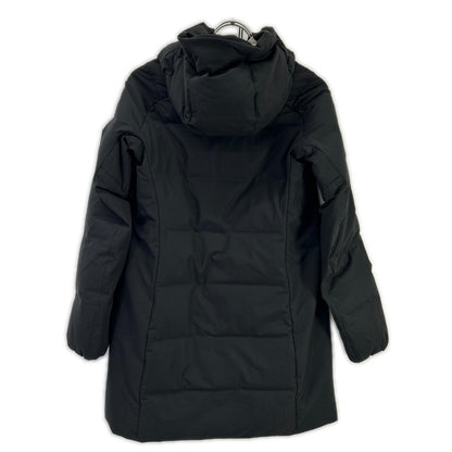 mizusawadown Mizusawa Down DOR-G9280W Black Nylon Hooded Long Down Coat