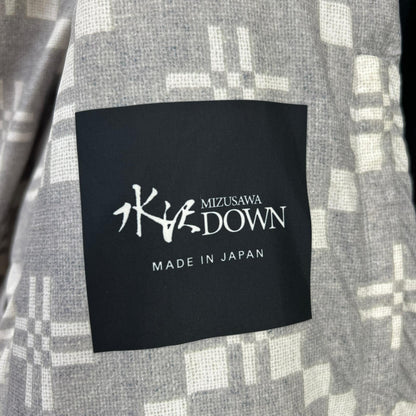 mizusawadown Mizusawa Down DOR-G9280W Black Nylon Hooded Long Down Coat