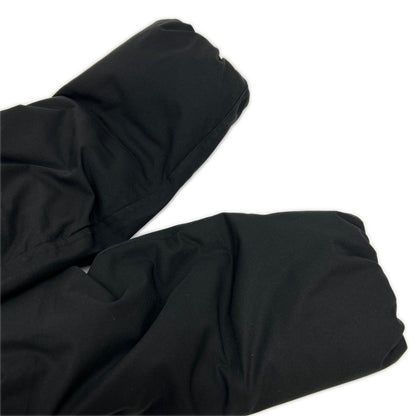 mizusawadown Mizusawa Down DOR-G9280W Black Nylon Hooded Long Down Coat