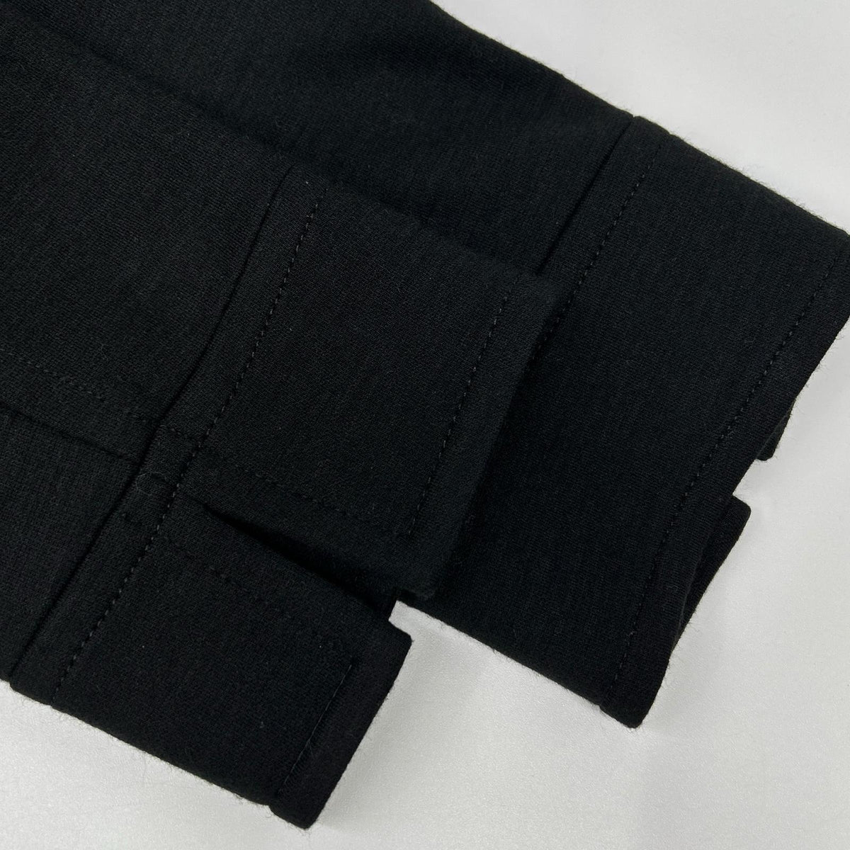 SINME シンメ 22AW-01 ブラック アクリルナイロン ダブルブレスト ピーコート ミニジャケット ジャケット