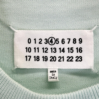 Maison margiela メゾンマルジェラ S51HA0904 ミントグリーン elbow patch long sleeves knit sweater クルーネックセーター トップス