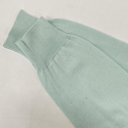Maison margiela メゾンマルジェラ S51HA0904 ミントグリーン elbow patch long sleeves knit sweater クルーネックセーター トップス