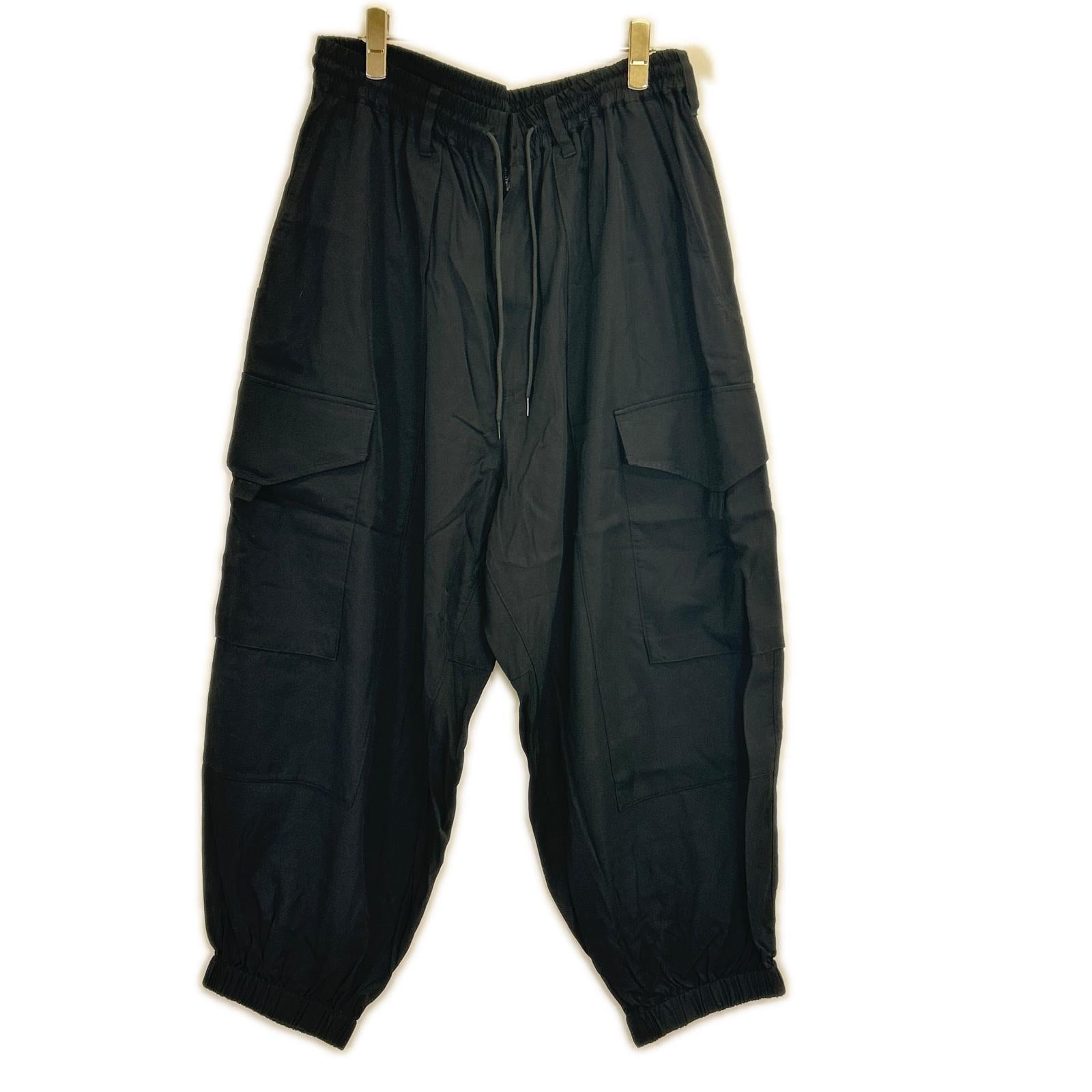 Y-3 ワイスリー JN4872 ブラック RAYON TWILL CARGO PANTS レーヨンツイル カーゴパンツ ボトムス