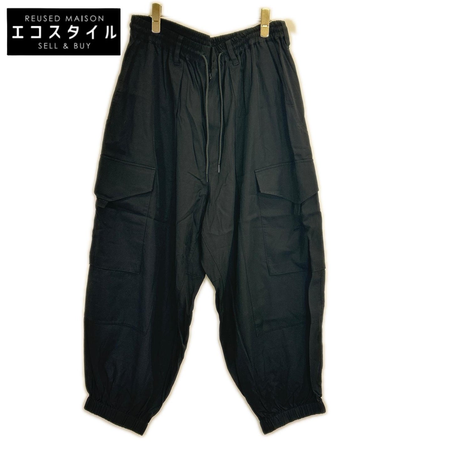 Y-3 ワイスリー JN4872 ブラック RAYON TWILL CARGO PANTS レーヨンツイル カーゴパンツ ボトムス