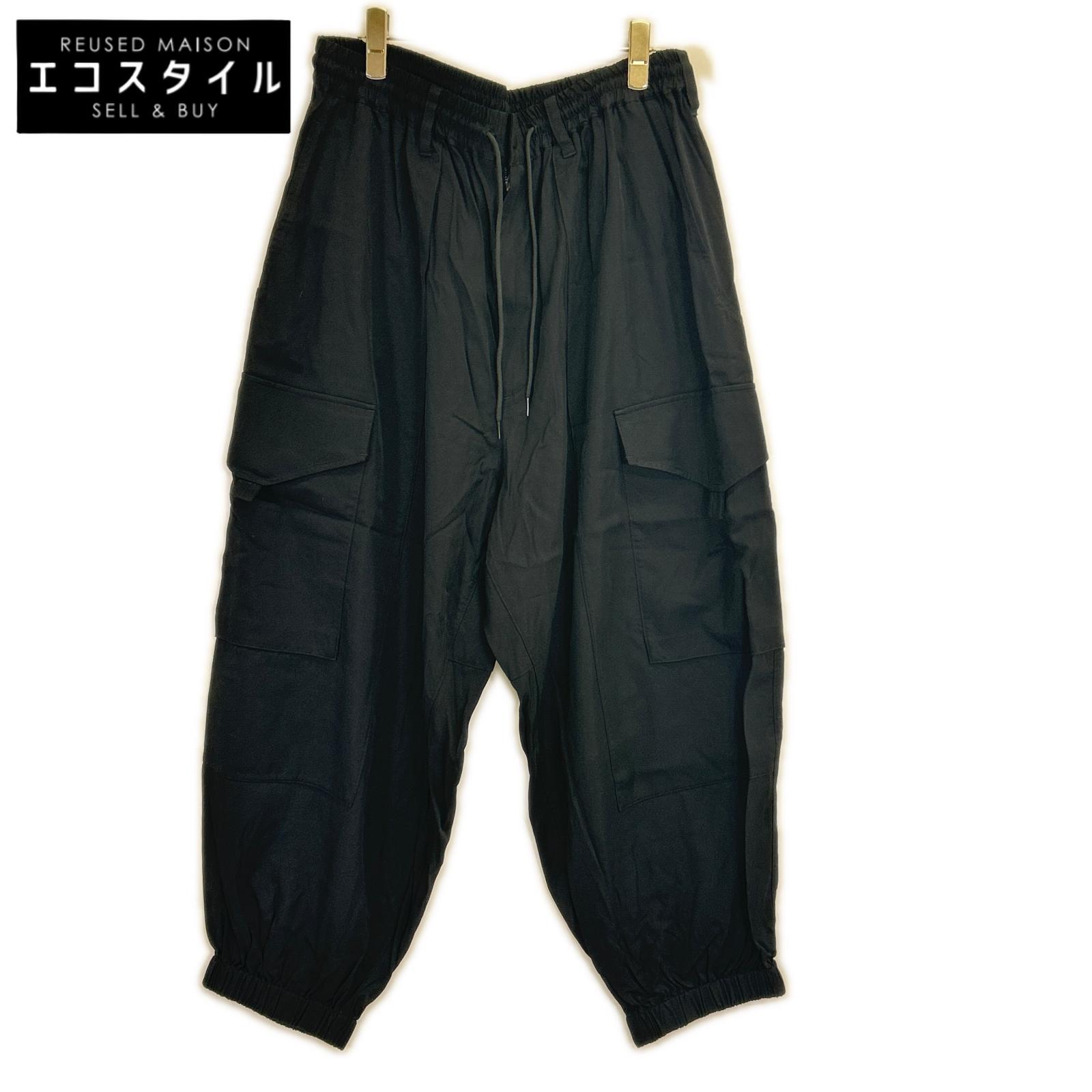Y-3 ワイスリー JN4872 ブラック RAYON TWILL CARGO PANTS レーヨンツイル カーゴパンツ ボトムス