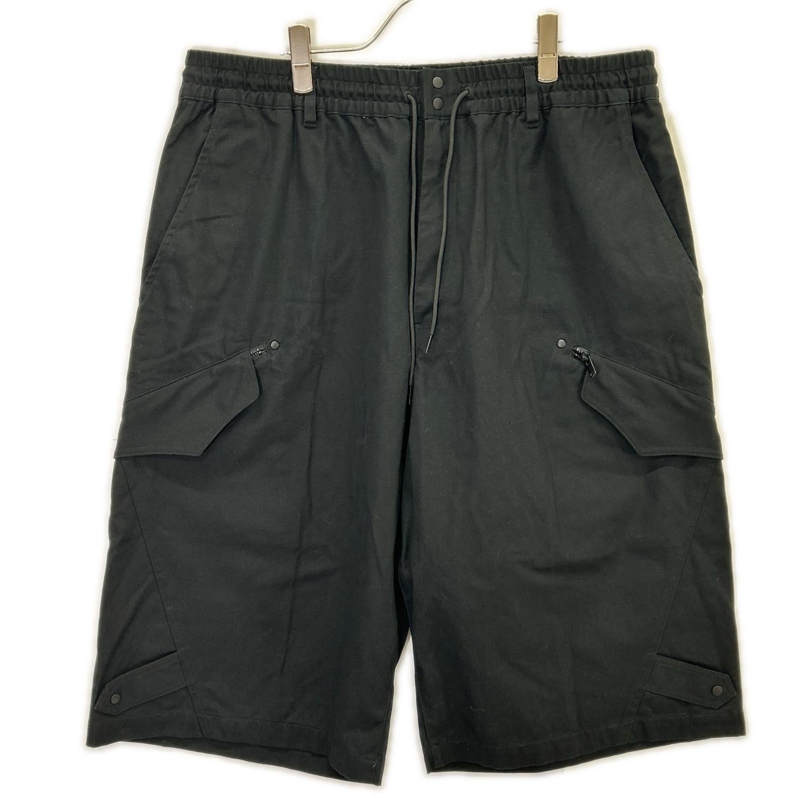 Y-3 ワイスリー IN4347 ブラック コットン WORKWEAR SHORTS /ワークウェアショール カーゴパンツ ボトムス