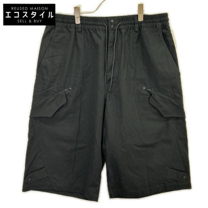 Y-3 ワイスリー IN4347 ブラック コットン WORKWEAR SHORTS /ワークウェアショール カーゴパンツ ボトムス