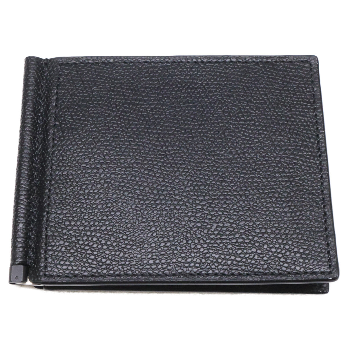 Valextra ヴァレクストラ 【新品同様】SGSR0080028LRLWG99 マネークリップ付き 二つ折り財布 二つ折り財布（小銭入れなし）