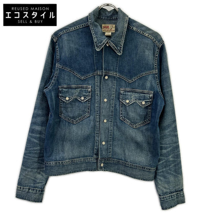 RRL ダブルアールエル 782891663001 本藍染め コットン Hewson Indigo Denim Western Jacket/ヒューソン インディゴ デニムウエスタンジャケット ジャケット