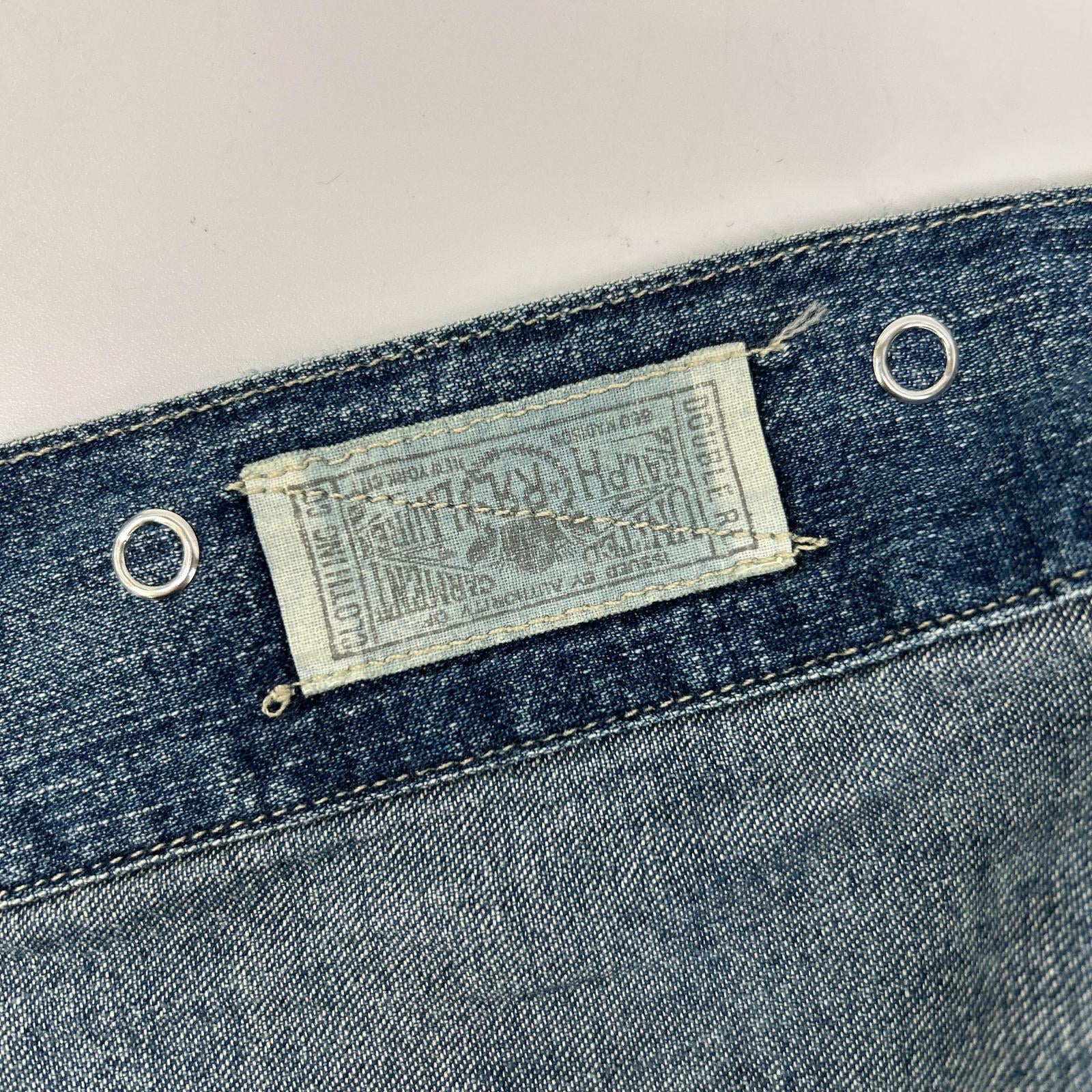 RRL ダブルアールエル 782891663001 本藍染め コットン Hewson Indigo Denim Western Jacket/ヒューソン インディゴ デニムウエスタンジャケット ジャケット