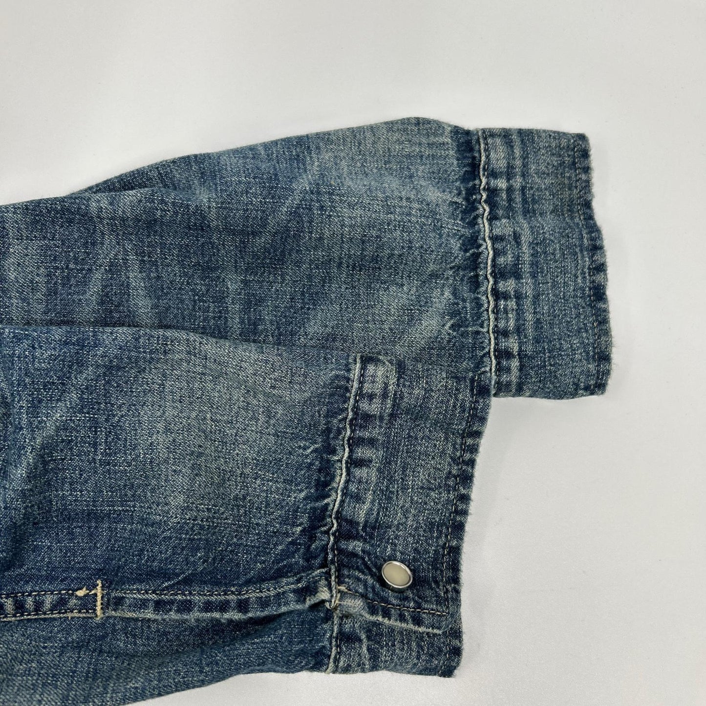 RRL ダブルアールエル 782891663001 本藍染め コットン Hewson Indigo Denim Western Jacket/ヒューソン インディゴ デニムウエスタンジャケット ジャケット