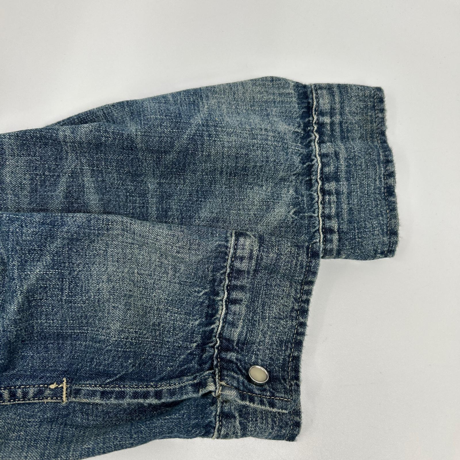 RRL ダブルアールエル 782891663001 本藍染め コットン Hewson Indigo Denim Western Jacket/ヒューソン インディゴ デニムウエスタンジャケット ジャケット