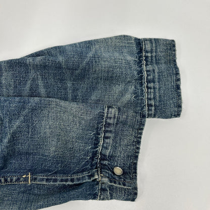 RRL ダブルアールエル 782891663001 本藍染め コットン Hewson Indigo Denim Western Jacket/ヒューソン インディゴ デニムウエスタンジャケット ジャケット