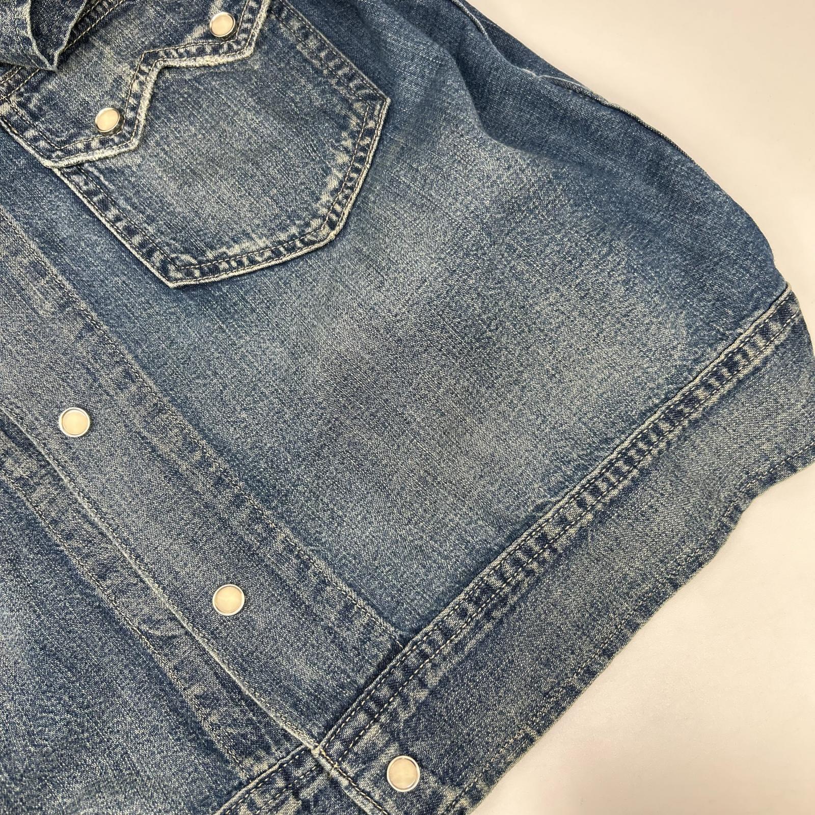 RRL ダブルアールエル 782891663001 本藍染め コットン Hewson Indigo Denim Western Jacket/ヒューソン インディゴ デニムウエスタンジャケット ジャケット