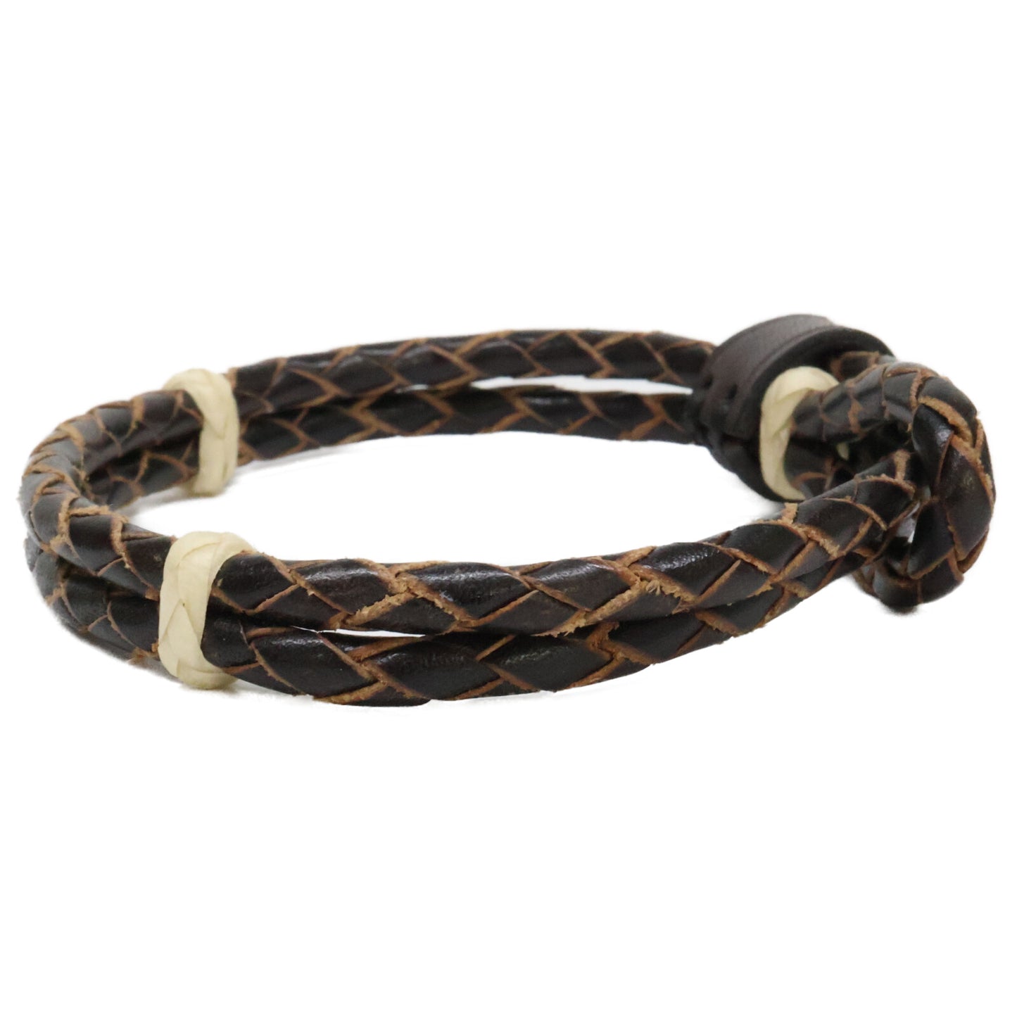 RRL ダブルアールエル 【美品】BRAUDED LEATHER CUFF エンボスロゴ レザー ブレスレット