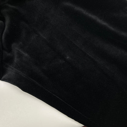 RalphLauren PURPLE LABEL ラルフローレン パープルレーベル 798728082001 イタリア製 ブラック センタープレス ベルベットテーパードスラックス ボトムス