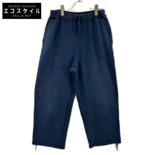 A.PRESSE アプレッセ 25AAP-05-13 ネイビー コットン ドローストリングヴィンテージ加工 Vintage Sweat Pants ボトムス