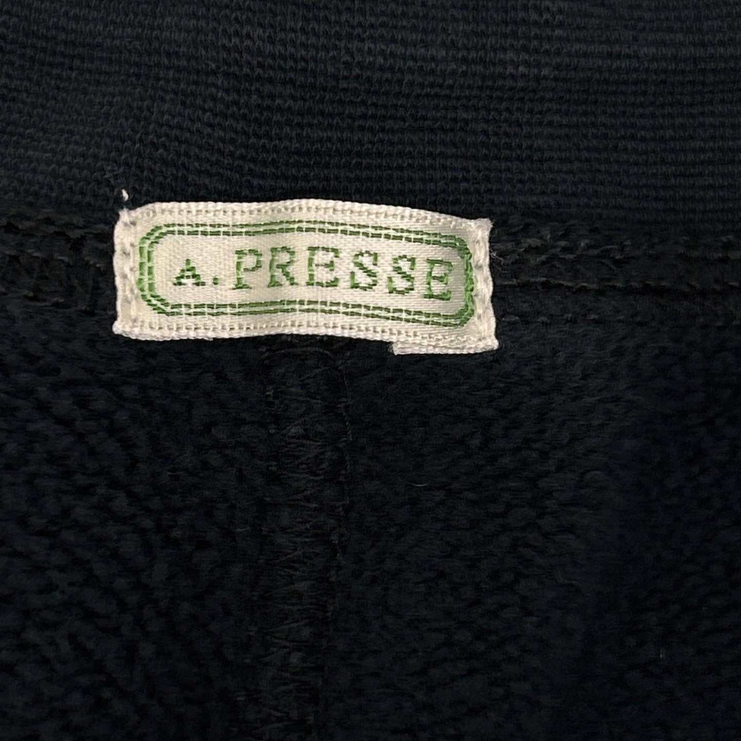 A.PRESSE アプレッセ 25AAP-05-13 ネイビー コットン ドローストリングヴィンテージ加工 Vintage Sweat Pants ボトムス