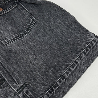 REMI RELIEF レミレリーフ BEAMS PLUS別注 25FW ウォッシュブラック コットン ヴィンテージ加工 デニムトラッカージャケット 2nd ジャケット