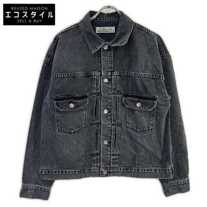 REMI RELIEF レミレリーフ BEAMS PLUS別注 25FW ウォッシュブラック コットン ヴィンテージ加工 デニムトラッカージャケット 2nd ジャケット