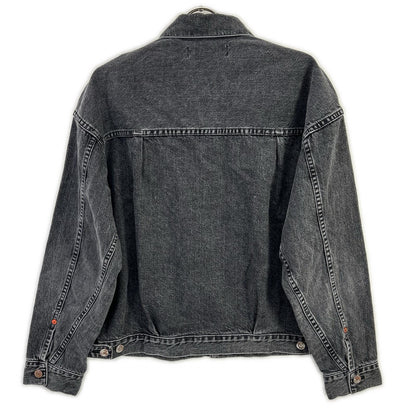 REMI RELIEF レミレリーフ BEAMS PLUS別注 25FW ウォッシュブラック コットン ヴィンテージ加工 デニムトラッカージャケット 2nd ジャケット