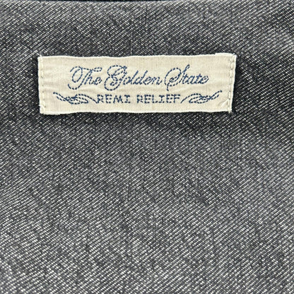 REMI RELIEF レミレリーフ BEAMS PLUS別注 25FW ウォッシュブラック コットン ヴィンテージ加工 デニムトラッカージャケット 2nd ジャケット