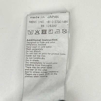 REMI RELIEF レミレリーフ BEAMS PLUS別注 25FW ウォッシュブラック コットン ヴィンテージ加工 デニムトラッカージャケット 2nd ジャケット
