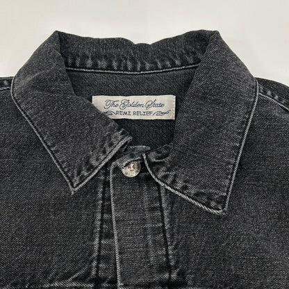 REMI RELIEF レミレリーフ BEAMS PLUS別注 25FW ウォッシュブラック コットン ヴィンテージ加工 デニムトラッカージャケット 2nd ジャケット