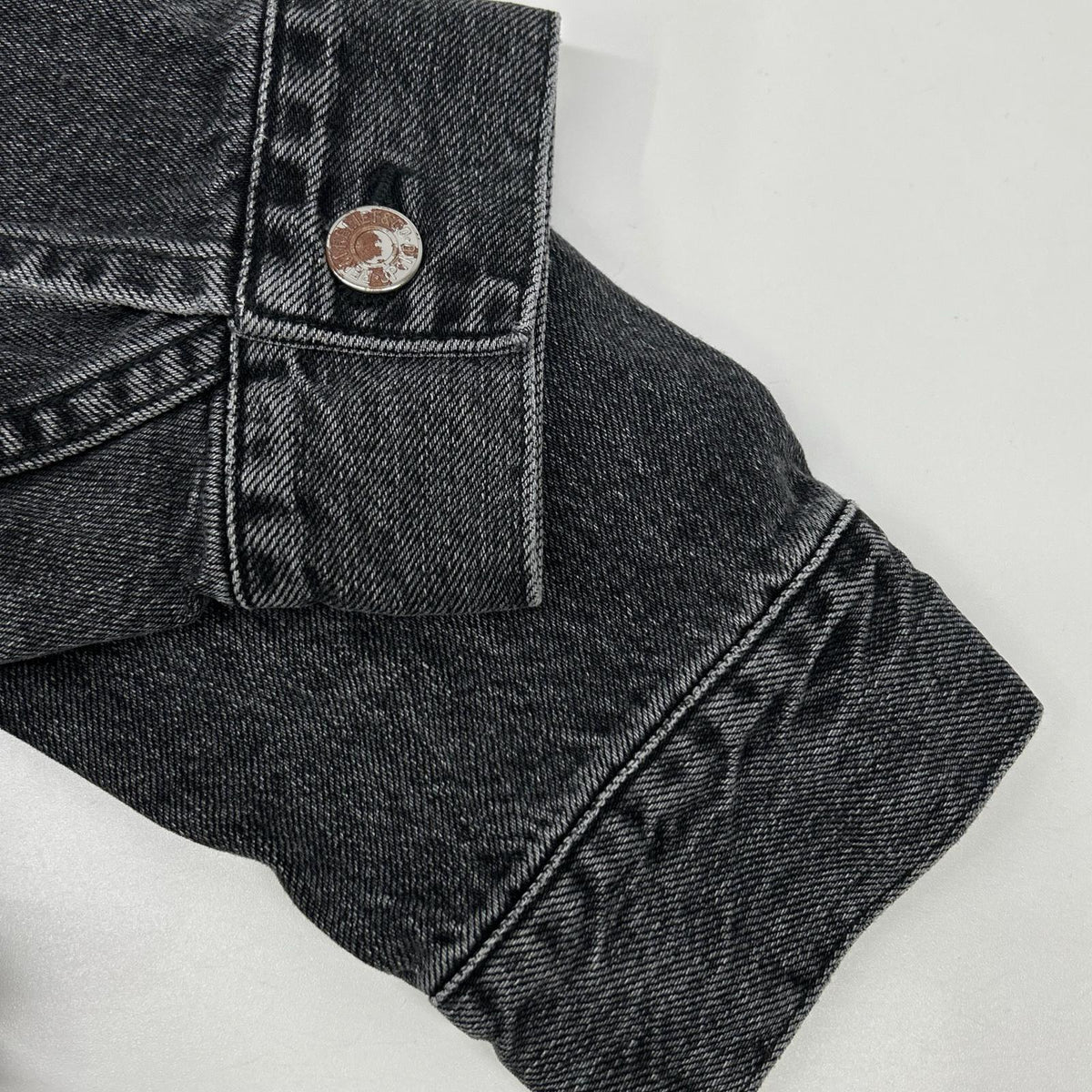 REMI RELIEF レミレリーフ BEAMS PLUS別注 25FW ウォッシュブラック コットン ヴィンテージ加工 デニムトラッカージャケット 2nd ジャケット