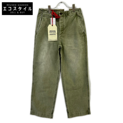 DENHAM デンハム 01-25-01-10-005 ARCHIVE UNIFORM S2 CHINO カーキ コットン ミリタリーパンツ ボトムス