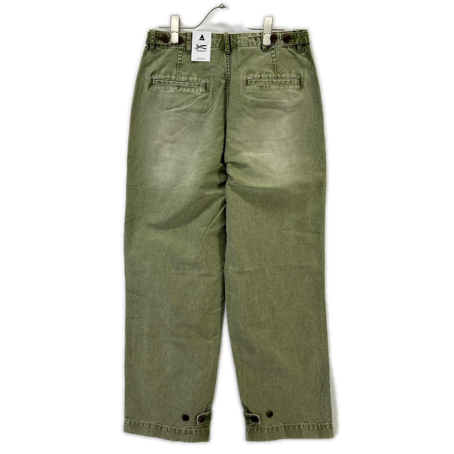 DENHAM デンハム 01-25-01-10-005 ARCHIVE UNIFORM S2 CHINO カーキ コットン ミリタリーパンツ ボトムス