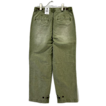 DENHAM デンハム 01-25-01-10-005 ARCHIVE UNIFORM S2 CHINO カーキ コットン ミリタリーパンツ ボトムス