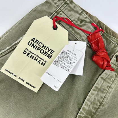 DENHAM デンハム 01-25-01-10-005 ARCHIVE UNIFORM S2 CHINO カーキ コットン ミリタリーパンツ ボトムス