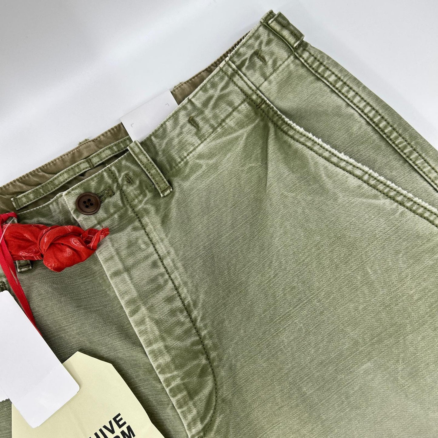 DENHAM デンハム 01-25-01-10-005 ARCHIVE UNIFORM S2 CHINO カーキ コットン ミリタリーパンツ ボトムス