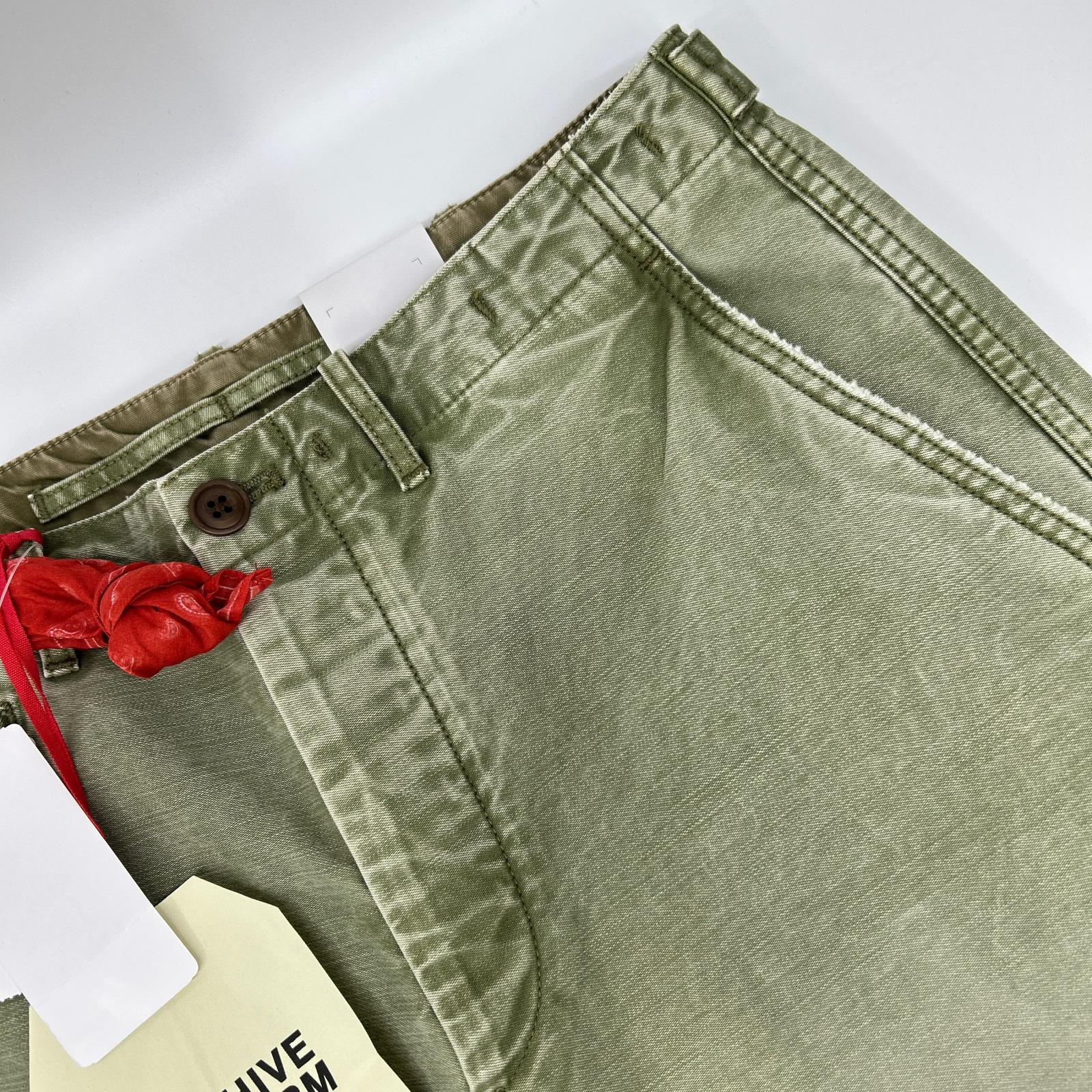 DENHAM デンハム 01-25-01-10-005 ARCHIVE UNIFORM S2 CHINO カーキ コットン ミリタリーパンツ ボトムス