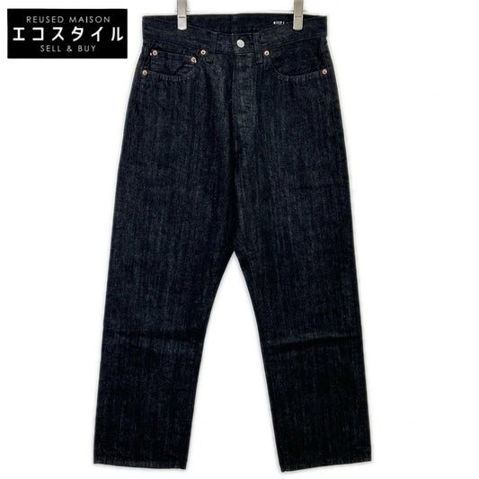 Ordinary fits オーディナリーフィッツ LIMITED MODEL 117BK-25 ブラック ワンウォッシュ ルーズフィット 5ポケット セルビッジデニムパンツ ボトムス
