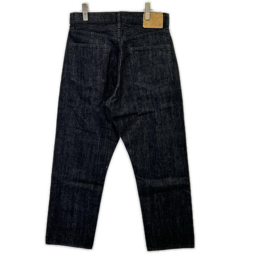 Ordinary fits LIMITED MODEL 117BK-25 Black One-Wash Loose-Fit 5-Pocket Selvedge Denim Pants