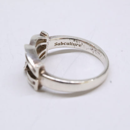 SC Subculture 950 Double horseshoe-motif diamond ring
