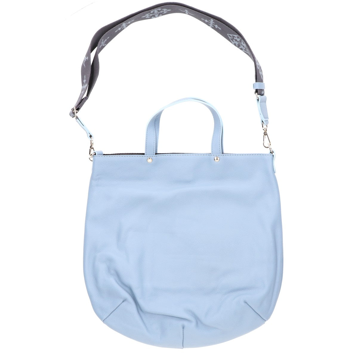 russet ラシット 【美品】エンボスモノグラム スリム2WAYショルダー トートバッグ