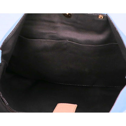 russet ラシット 【美品】エンボスモノグラム スリム2WAYショルダー トートバッグ