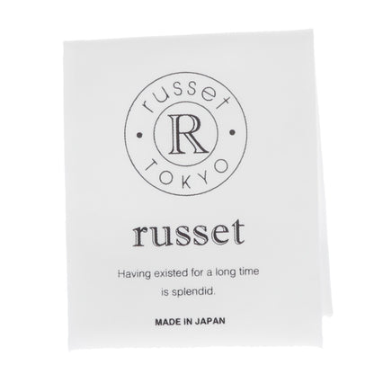 russet ラシット 【美品】エンボスモノグラム スリム2WAYショルダー トートバッグ