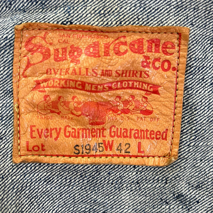 SUGAR CANE シュガーケーン SC19010 インディゴ #10 14oz. BLUE DENIM BLOUSE "S1945" MODEL 大戦モデル デニムジャケット ジャケット