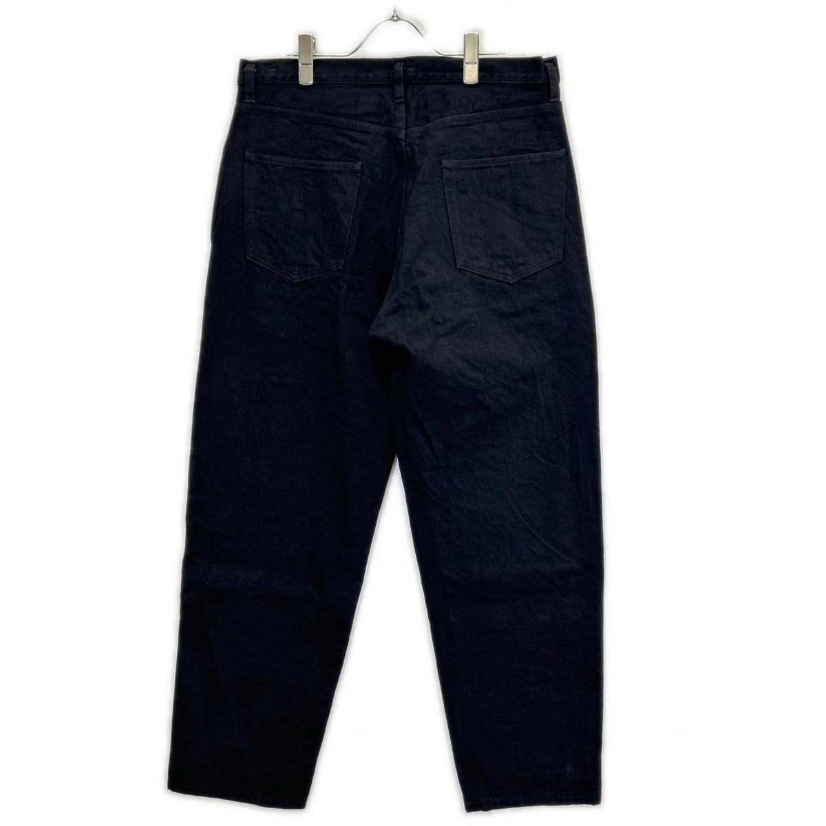 COMOLI コモリ C03-03005 ブラックデニム テーパードパンツ ボトムス