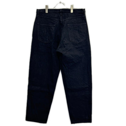 COMOLI コモリ C03-03005 ブラックデニム テーパードパンツ ボトムス